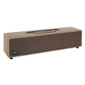 Enceinte effet bois 2x5 Watt avec encoche support smartphone