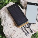 Batterie solaire portable 10000MAH avec câble multiports