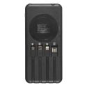 Batterie solaire portable 10000MAH avec câble multiports