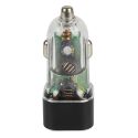 Adaptateur allume cigare 38 Watt coque transparente double sorties