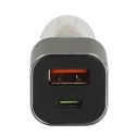 Adaptateur allume cigare 38 Watt coque transparente double sorties