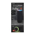 Enceinte portative avec LED multicolore 2X 5 Watt