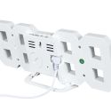 Réveil numérique chiffres LED 3D