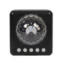 Enceinte karaoke boule disco LED avec 2 micros