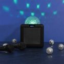 Enceinte karaoke boule disco LED avec 2 micros