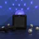 Enceinte karaoke boule disco LED avec 2 micros
