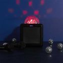 Enceinte karaoke boule disco LED avec 2 micros