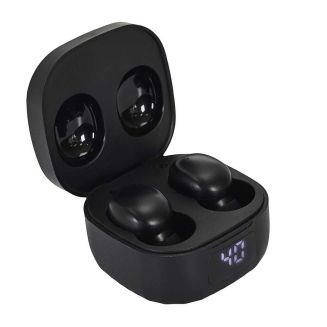 Ecouteurs sans fil rechargeable avec indicateur niveau de charge