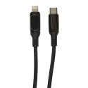 Câble de charge USBC to Compatible Iphone / Ipad avec écran LCD affichage Wattmètre 30 Watt 1 mètre