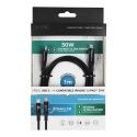 Câble de charge USBC to Compatible Iphone / Ipad avec écran LCD affichage Wattmètre 30 Watt 1 mètre