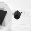 Adaptateur secteur port USB et type C 65 Watt + câble USB-C intégré.