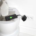 Adaptateur secteur port USB et type C 65 Watt + câble USB-C intégré.