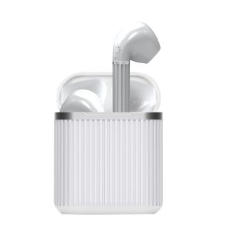 Ecouteurs EARBOX classiques sans fil blanc