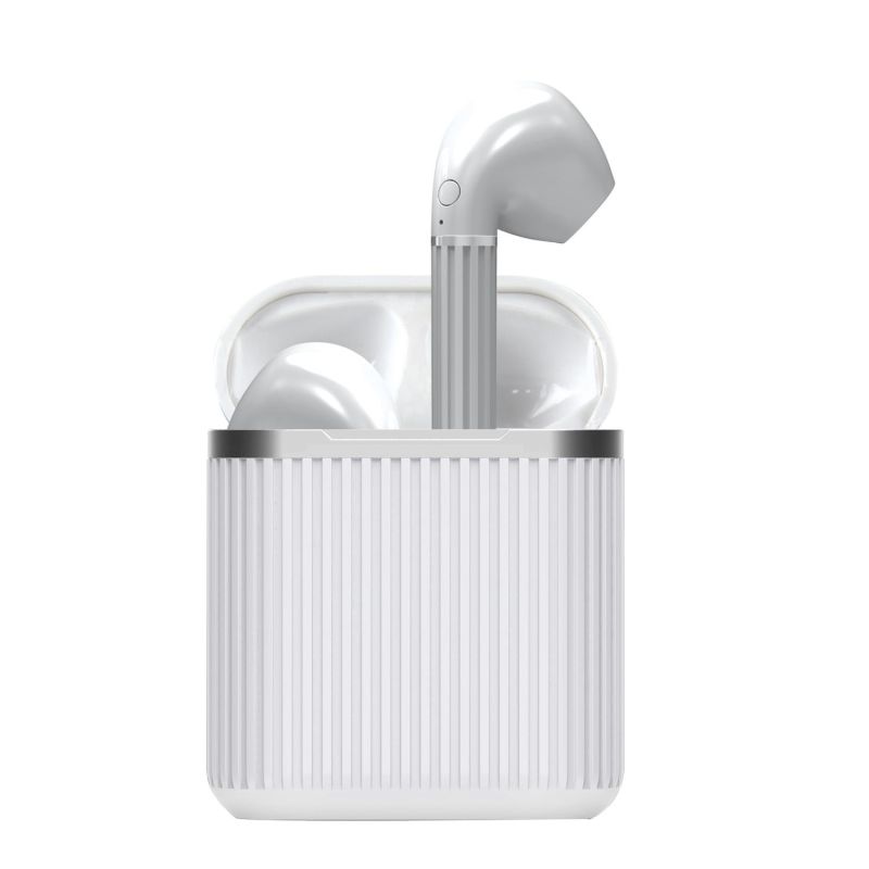 Ecouteurs EARBOX classiques sans fil blanc Ecouteurs EARBOX classiques sans fil blanc