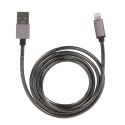 Câble charge rapide 2A avec synchronisation compatible Iphone / Ipad / Ipod métal