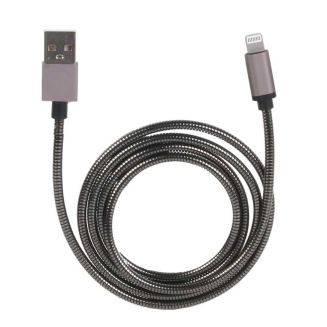 Câble charge rapide 2A avec synchronisation compatible Iphone / Ipad / Ipod métal