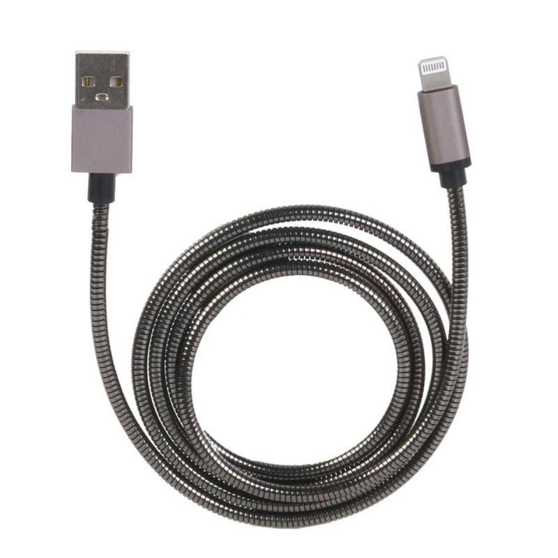 Câble charge rapide 2A avec synchronisation compatible Iphone / Ipad / Ipod métal Câble charge rapide 2A avec synchronisation compatible Iphone / Ipad / Ipod métal