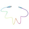 Câble charge rapide 2A synchronisation compatible Iphone / Ipad / Ipod rainbow