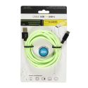 Câble charge rapide 2A type C phosphorescent 2 mètres