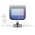 Adaptateur double audio chargement Iphone