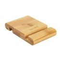Support smartphone ou tablette en bois