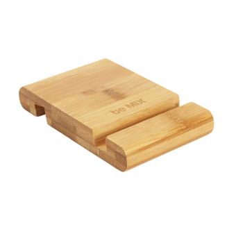 Support smartphone ou tablette en bois