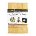 Support smartphone ou tablette en bois