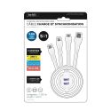 Câble charge 5 en 1 3A 120 cm