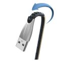 Câble charge 6A type C dernière génération avec têtes flexibles renforcées