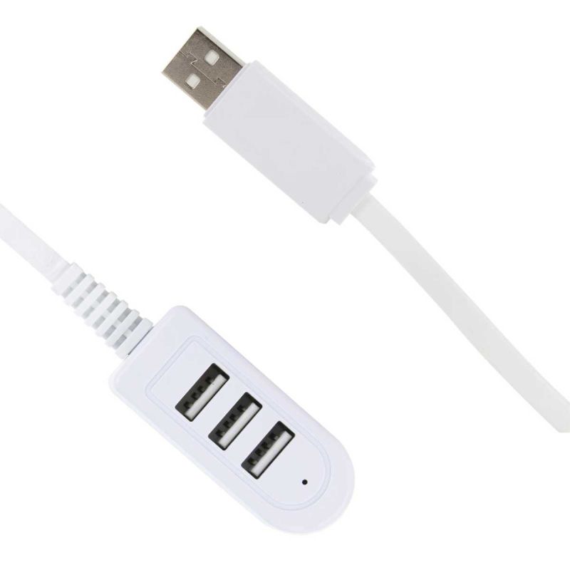 HUB multiports 3 USB blanc HUB multiports 3 USB blanc