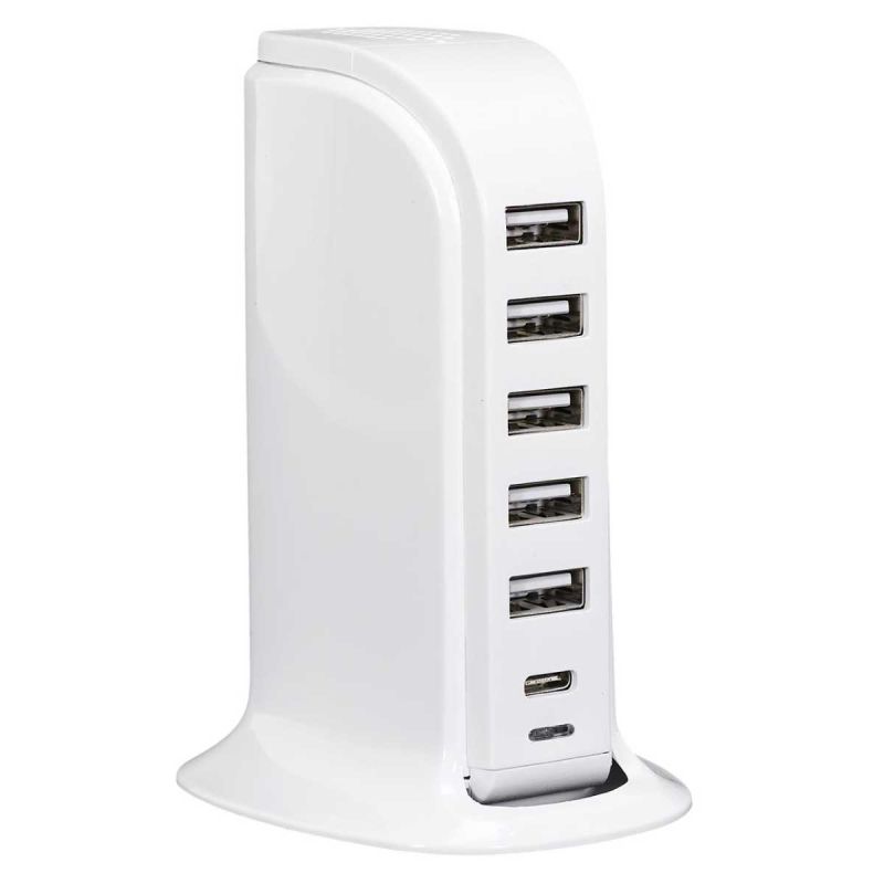 Tour multiports HUB 5 USB et 1 type C Tour multiports HUB 5 USB et 1 type C
