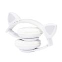 Casque audio sans fil déco oreilles de chat "Kawaii" à LED