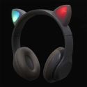 Casque audio sans fil déco oreilles de chat "Kawaii" à LED