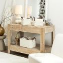 Ensemble de 3 Paniers Rangement Blanc Bouclette