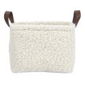 Ensemble de 3 Paniers Rangement Blanc Bouclette
