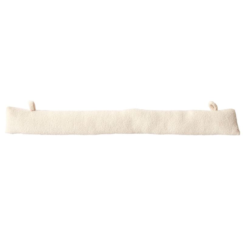 Boudin de Porte en Bouclette Crème 7x80cm