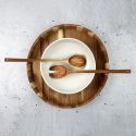 Couverts de Service en Acacia Naturel