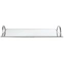 Plateau Miroir Argenté 35x20cm