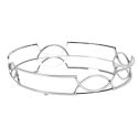 Plateau Rond Miroir Argenté Ø30cm