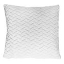 Coussin Blanc Chevron 40x40cm