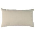 Coussin Beige et Blanc Tressé 30x50cm
