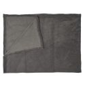 Plaid Microfibre Gris Foncé 120x150cm