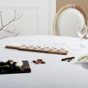 Lot de 6 shooters avec planche en acacia