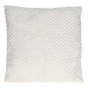 Coussin Blanc Nid d'Abeille 40x40cm
