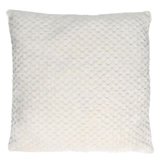 Coussin Blanc Nid d'Abeille 40x40cm