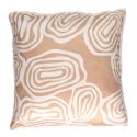Coussin Imprimé et Sherpa 40x40cm