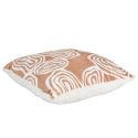 Coussin Imprimé et Sherpa 40x40cm