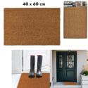 Tapis d'Entrée Brossant Coco 40x60cm, Ultra Efficace, Fibre Naturelle