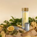 Bouteille en Verre Double Paroi 33cl avec Infuseur