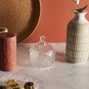 Duo de Bonbonnières sur Plateau en Verre 145cl